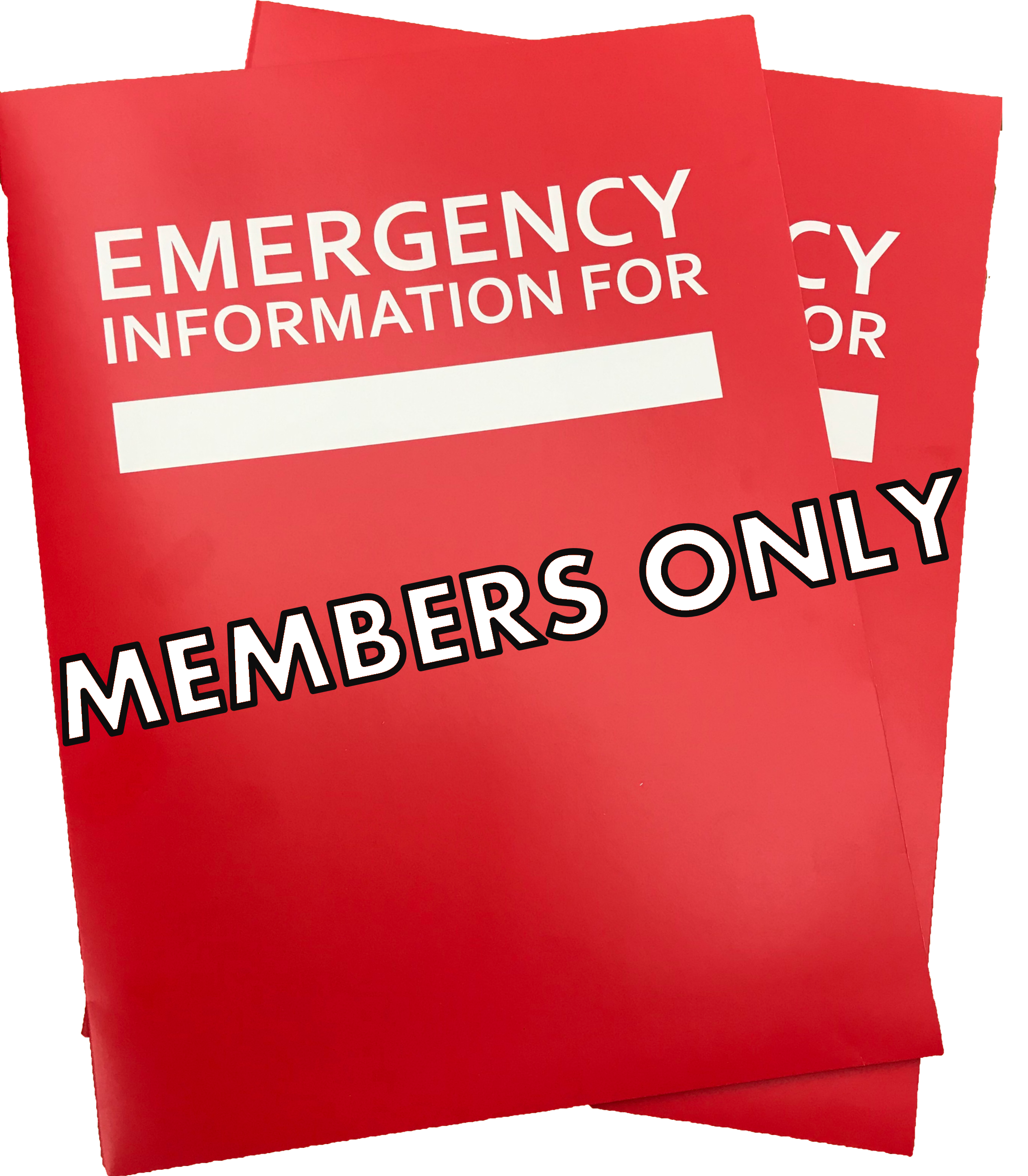 Client Emergency Information Folders